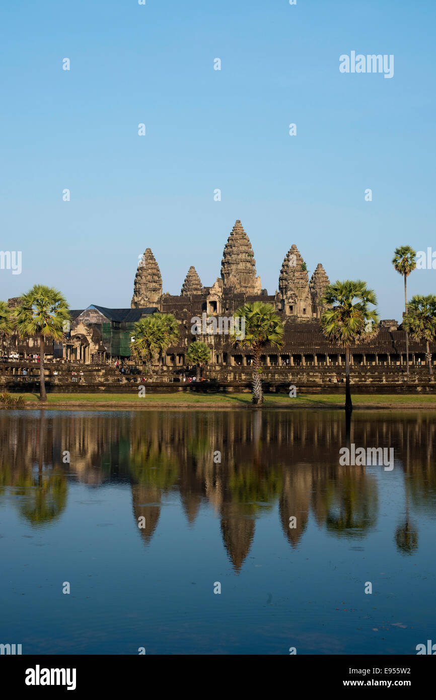 Tempel von Angkor Wat, Siem Reap, Kambodscha Stockfoto
