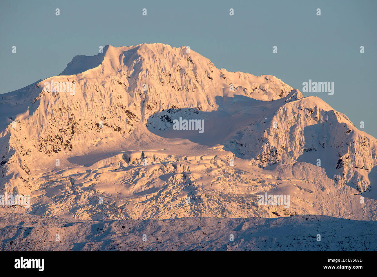 Chugach Range, College Fjord, Prince William Sound, Alaska Stockfoto