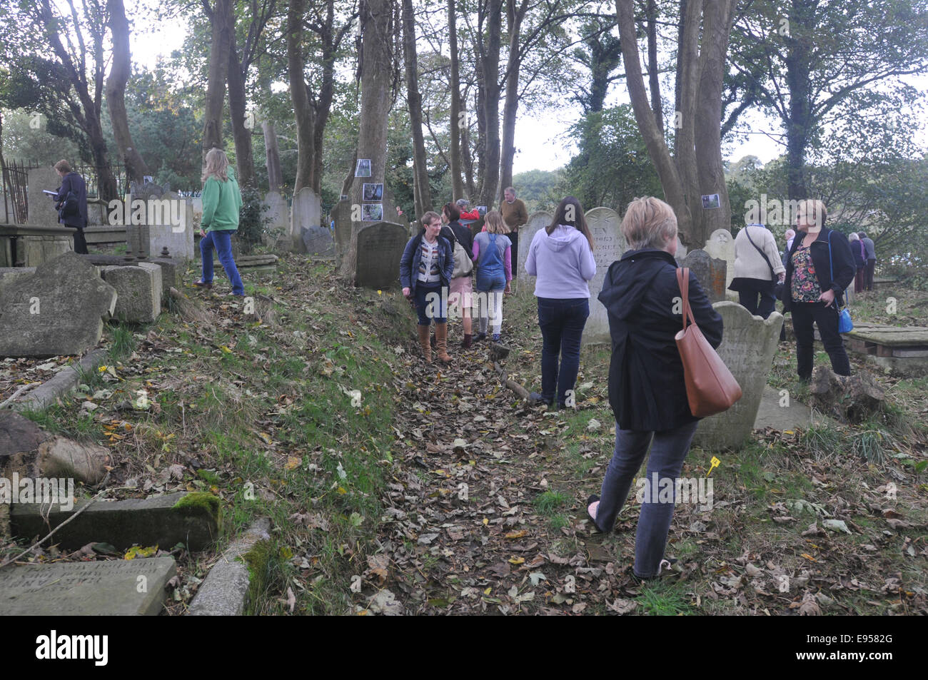 Andersdenkende Friedhof (kongregationalistisch Friedhof) am Ponsharden, Falmouth, UK eröffnet 1808 verlassen 1930 Stockfoto