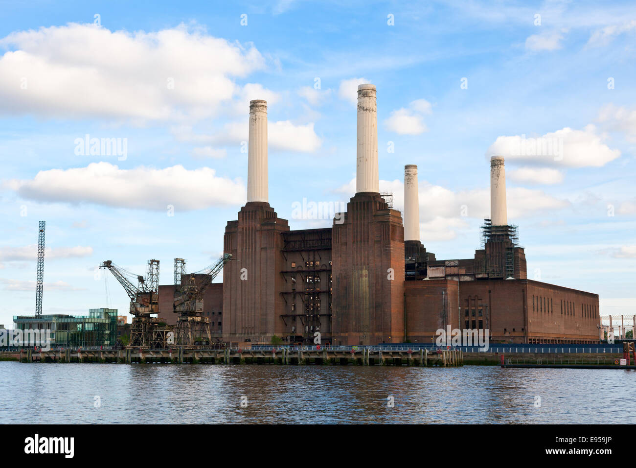 Abandonded Battersea Power Station in London Stockfoto