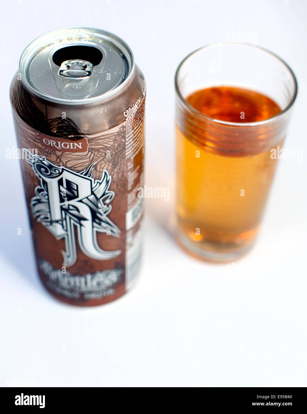 Relentless Energy-Drink, London Stockfoto