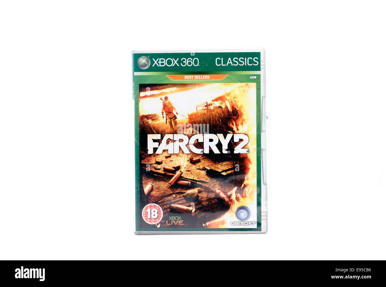 XBox360 klassische FarCry 2 (18) Ubisoft ein Spiel schießen e, aber online gespielt werden kann Stockfoto