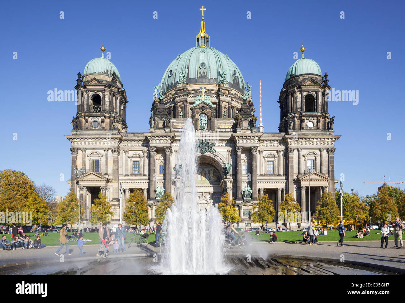 Berliner Dom und Lustgarten, Berlin, Deutschland Stockfoto
