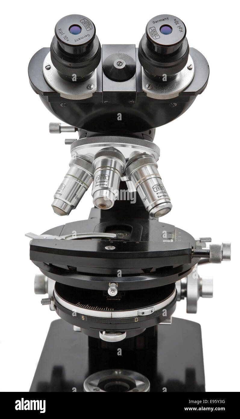 Zeiss Vintage WL Compound Microscope, C. 1960 klassische deutsche