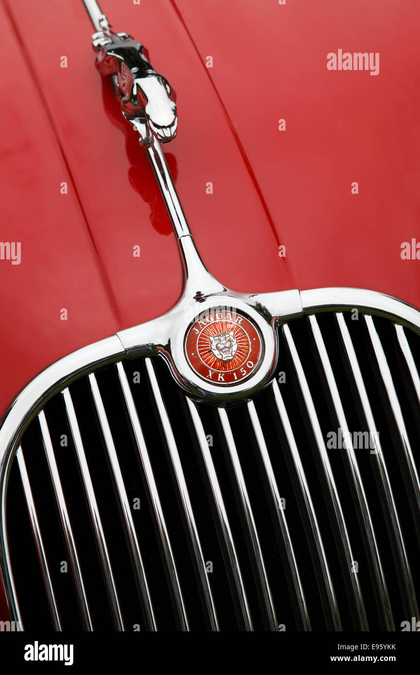 Klassische Auto Jaguar xk150 Stockfoto