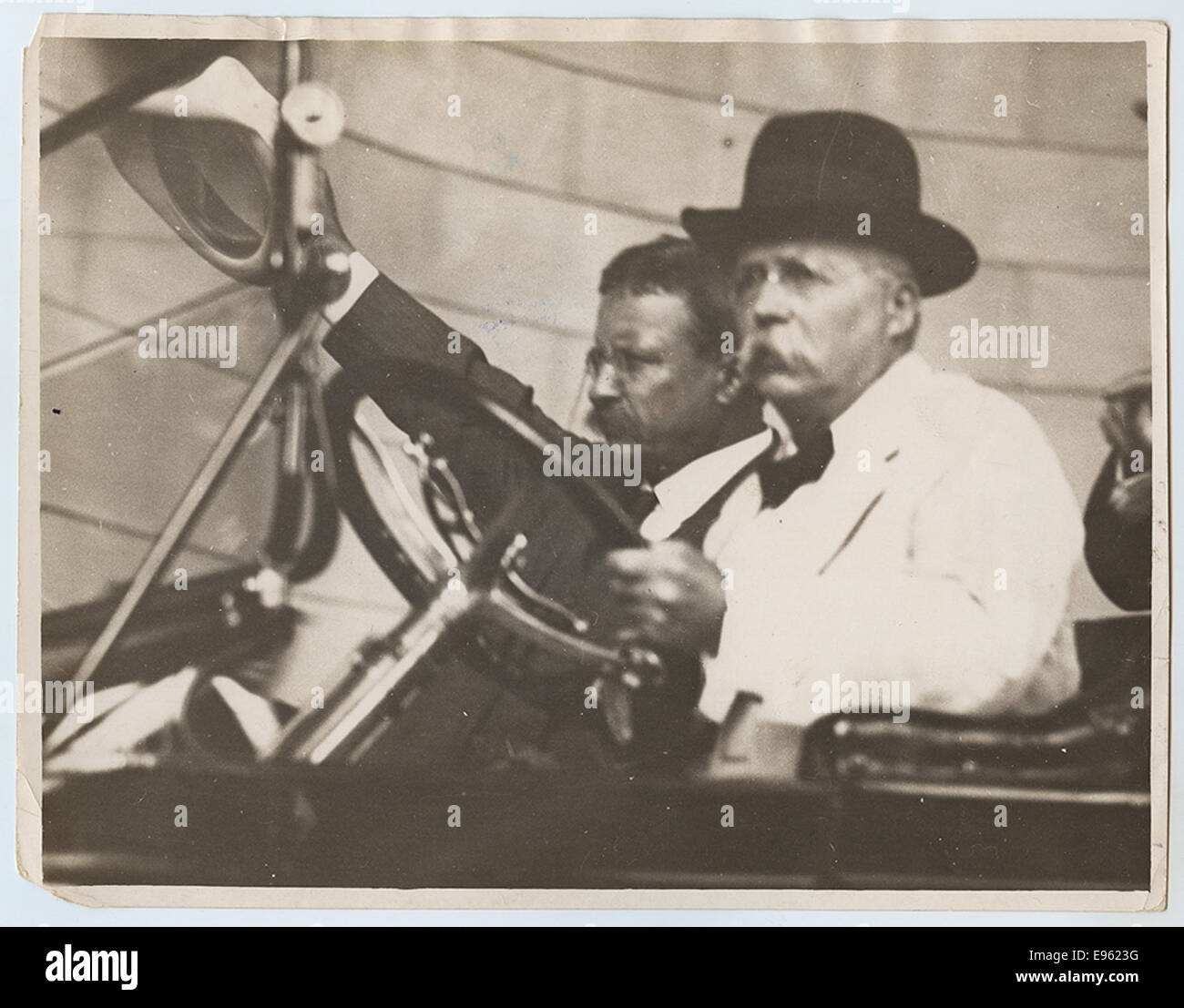 [Oberst Präsident Theodore Roosevelt an der Union Station ankommen] Stockfoto