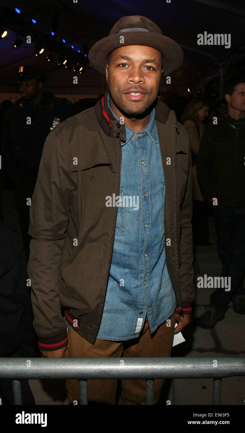 Die achte jährliche Tribeca/ESPN Sports Film Festival Kick-off mit der Uraufführung von die ESPN Filme 30 für 30 Dokumentarfilm wenn der Garten am BMCC Theater, mit: DNice wo: Atlantic City, New Jersey, Vereinigte Staaten, wann: 17. April 2014 Stockfoto