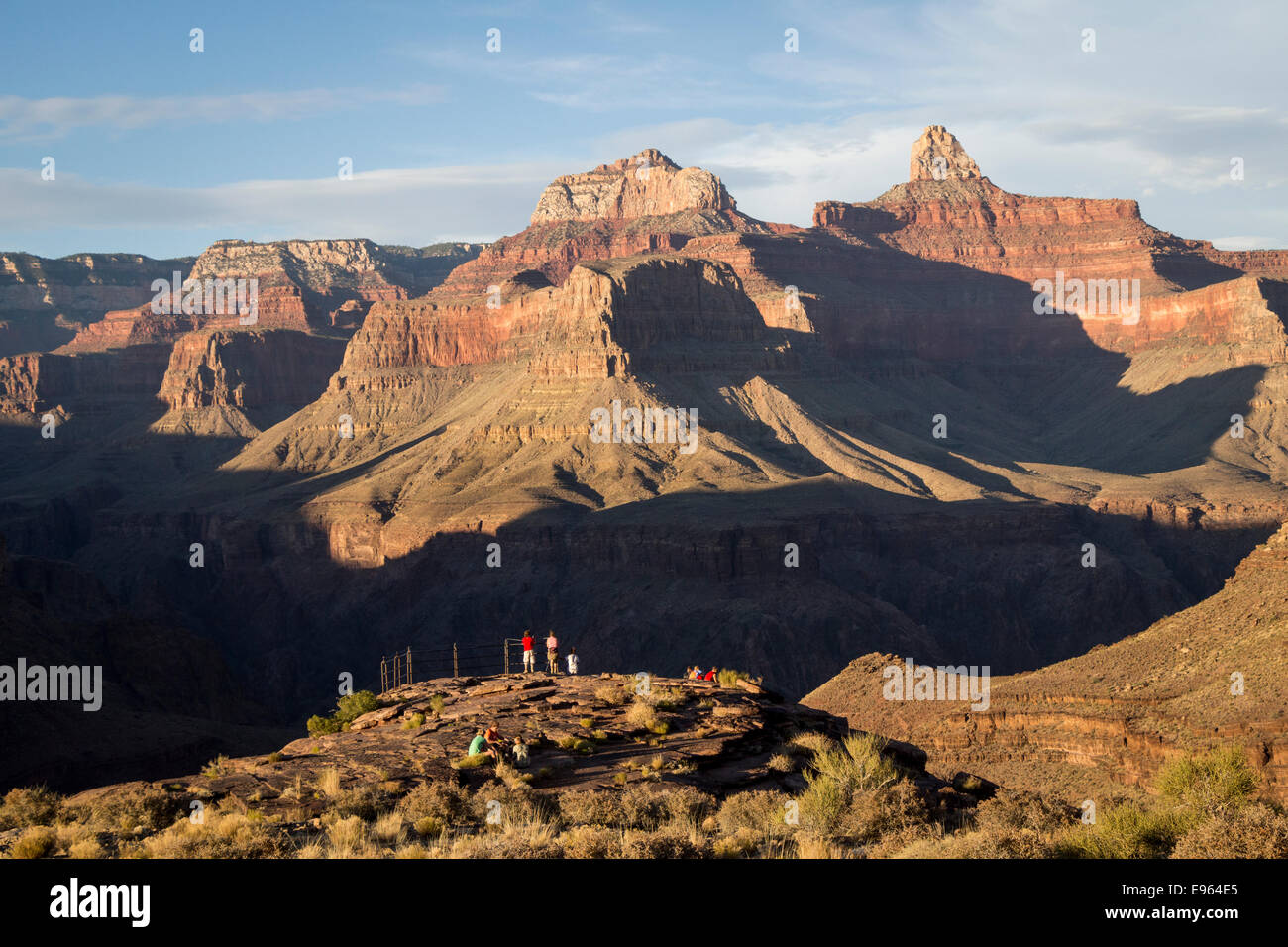 Blick vom Plateau Point, Grand Canyon Nationalpark in Arizona. Stockfoto