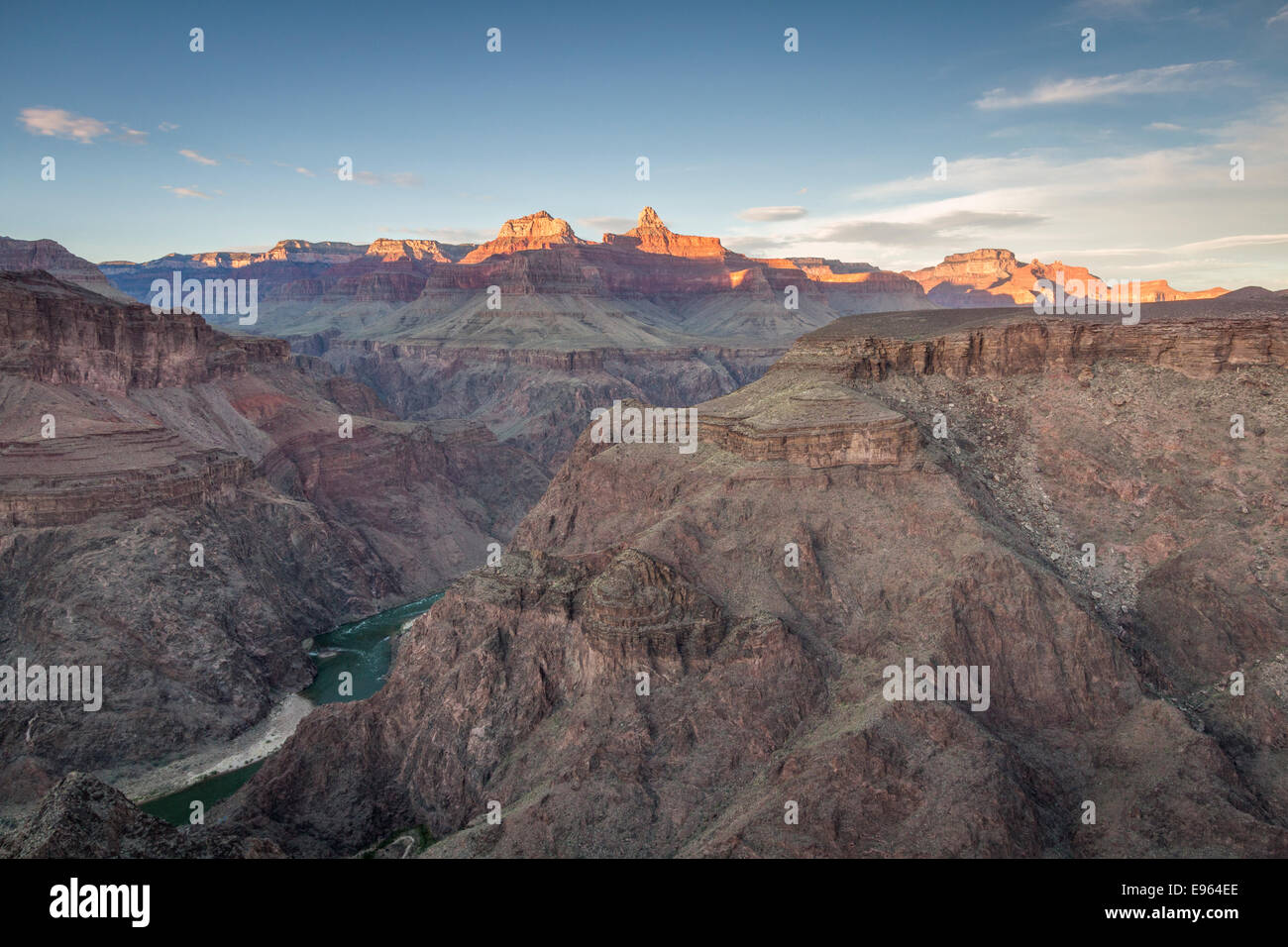 Blick vom Plateau Point, Grand Canyon Nationalpark in Arizona. Stockfoto