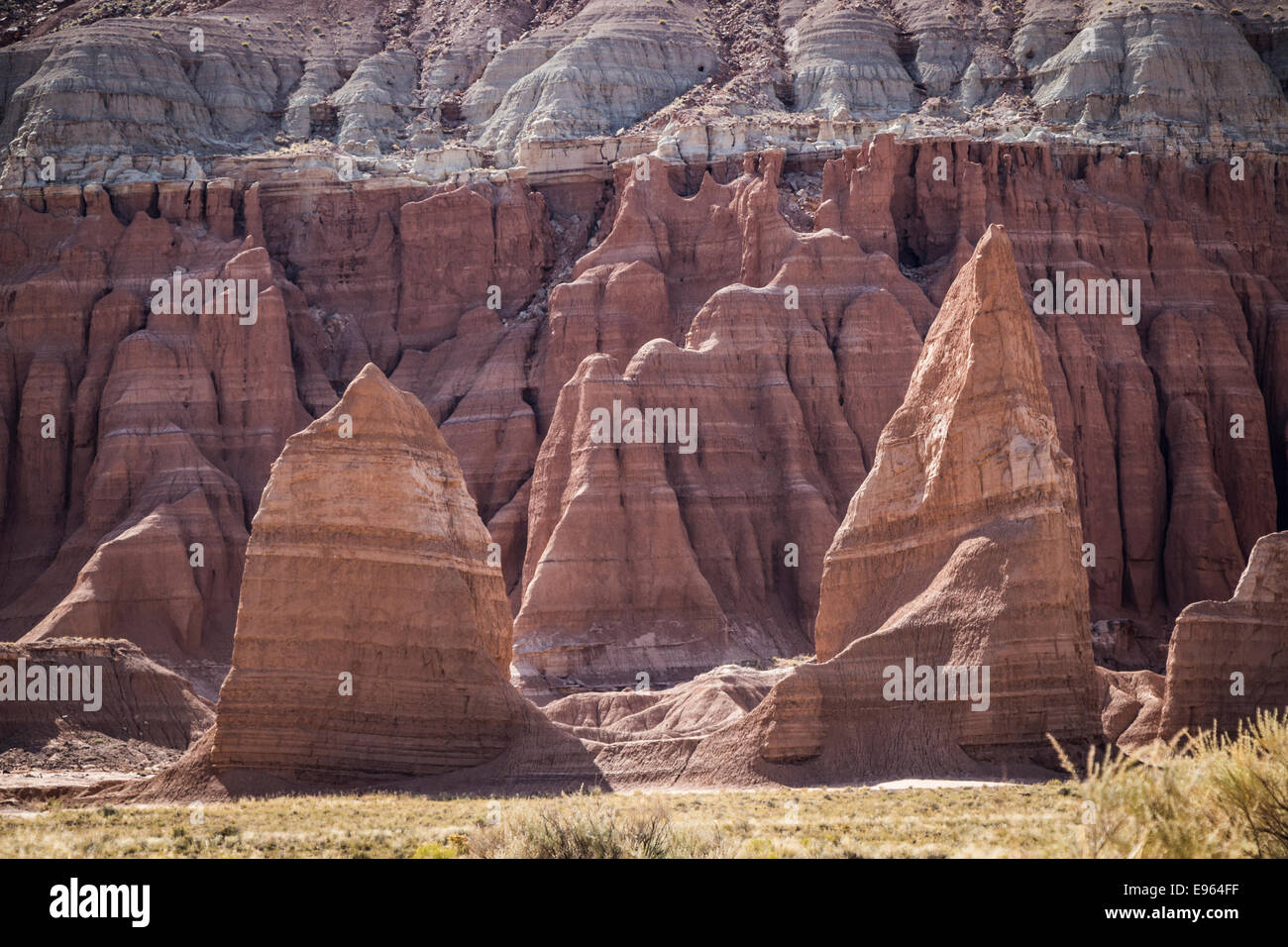 Cathedral Valley, Capitol Reef National Park, Utah. Stockfoto