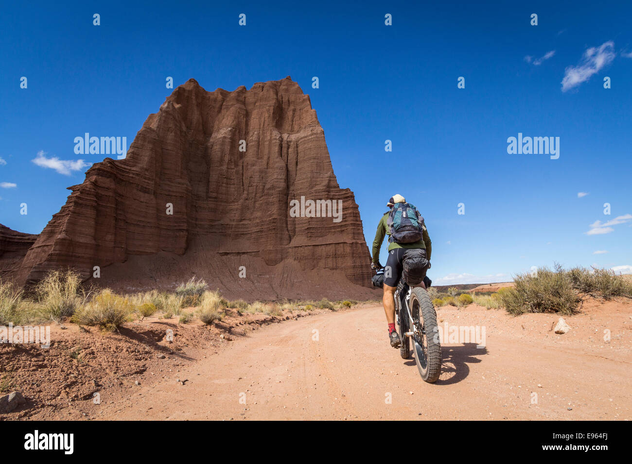 Cathedral Valley, Capitol Reef National Park, Utah. Stockfoto