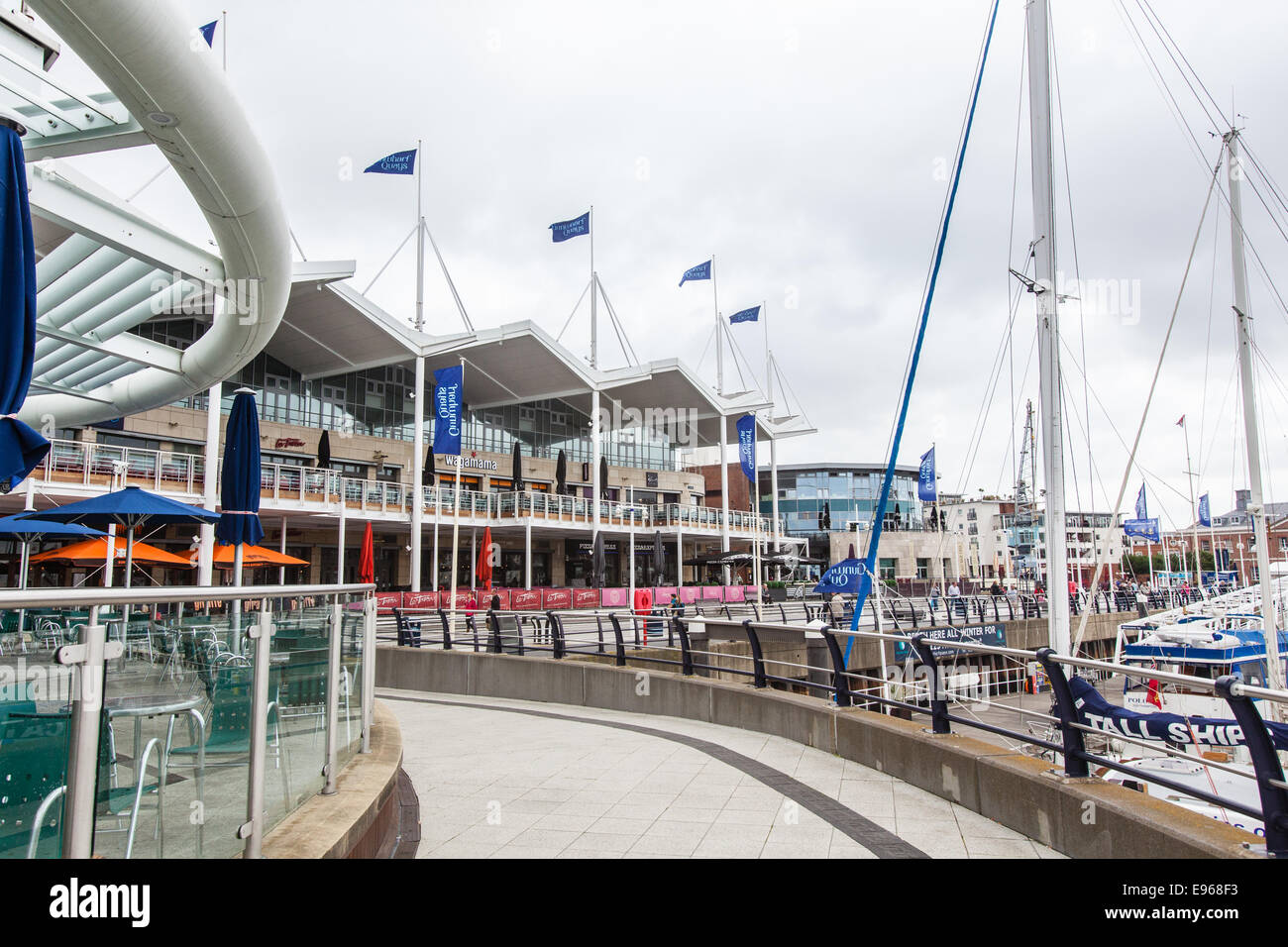 Hafen von Portsmouth, Portsmouth, England, Vereinigtes Königreich. Stockfoto