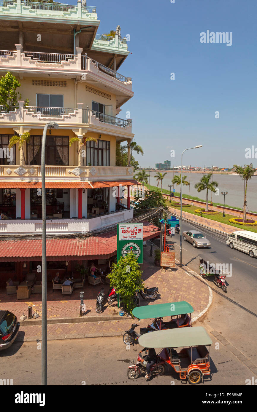 Stadtstraßen, Phnom Penh, Kambodscha Stockfoto