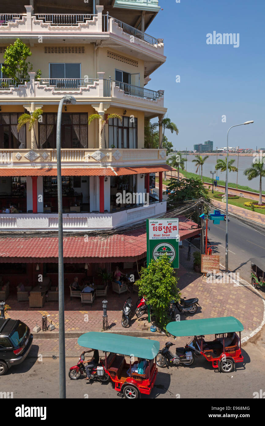 Stadtstraßen, Phnom Penh, Kambodscha Stockfoto