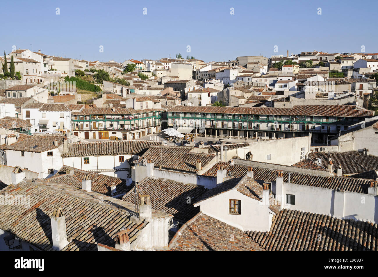 Stadtbild, Chinchon, Spanien Stockfoto