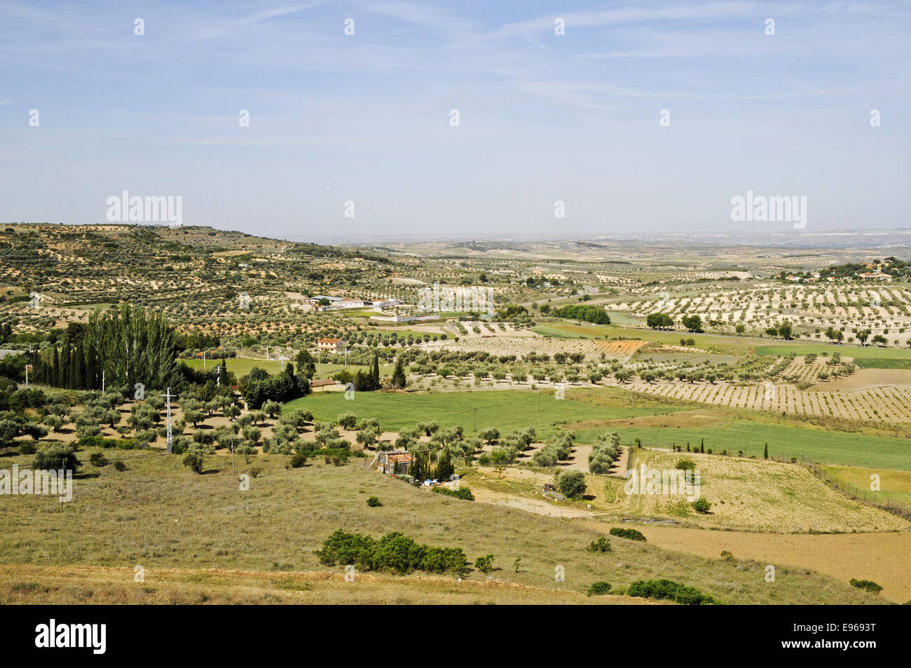 Landschaft, Chinchon, Spanien Stockfoto
