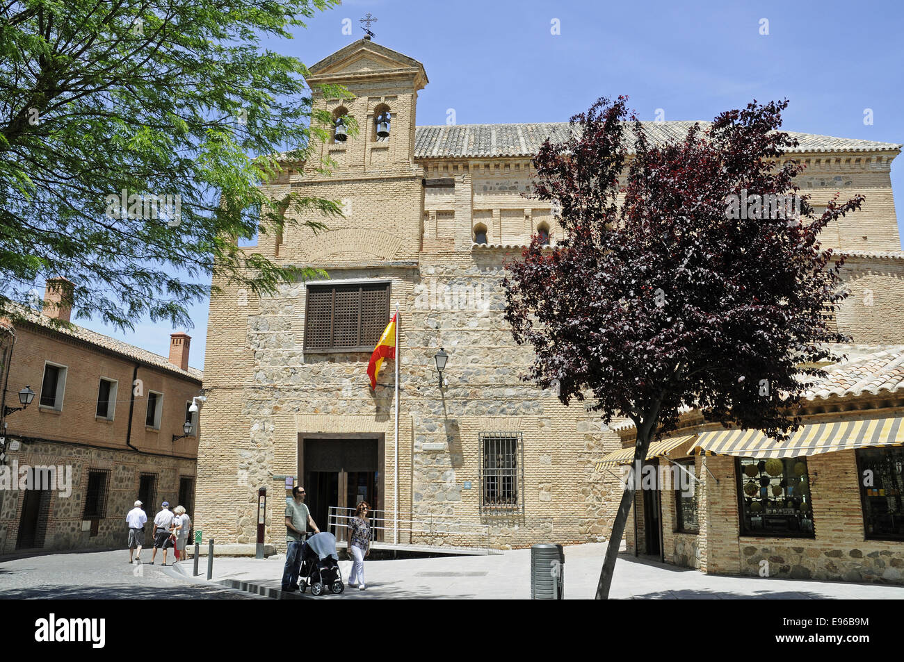 El Transito Synagoge, Toledo, Spanien Stockfoto