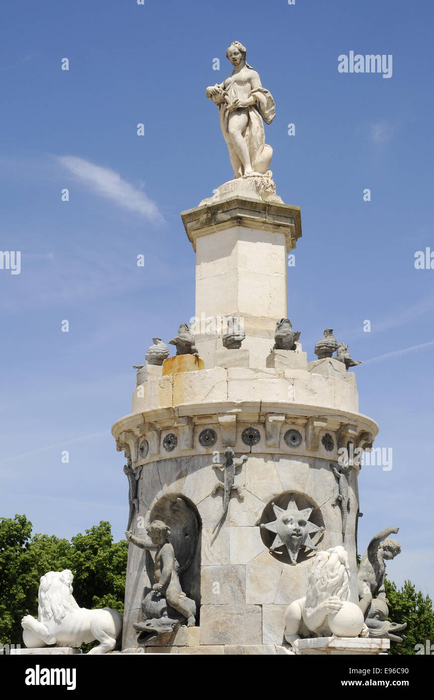 San Antonio Platz, Aranjuez, Spanien Stockfoto