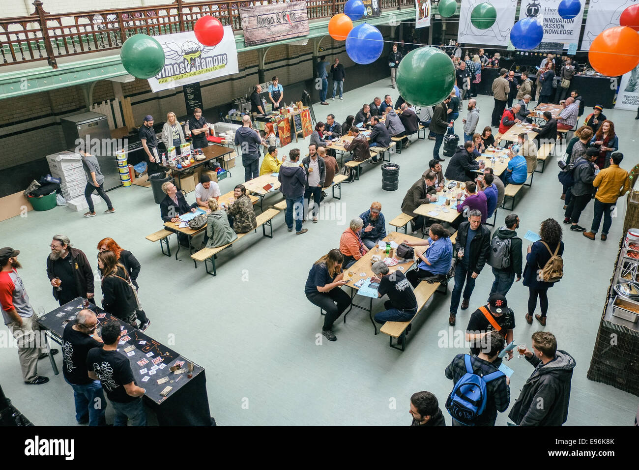 Unabhängige Manchester Bier Convention, 2014 Stockfoto