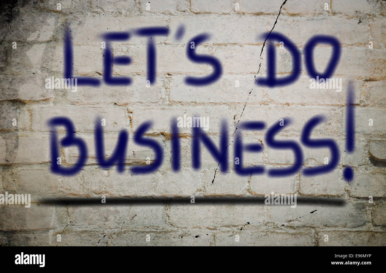 Konzept, handschriftlich mit Kreide - Farbbild Stockfoto