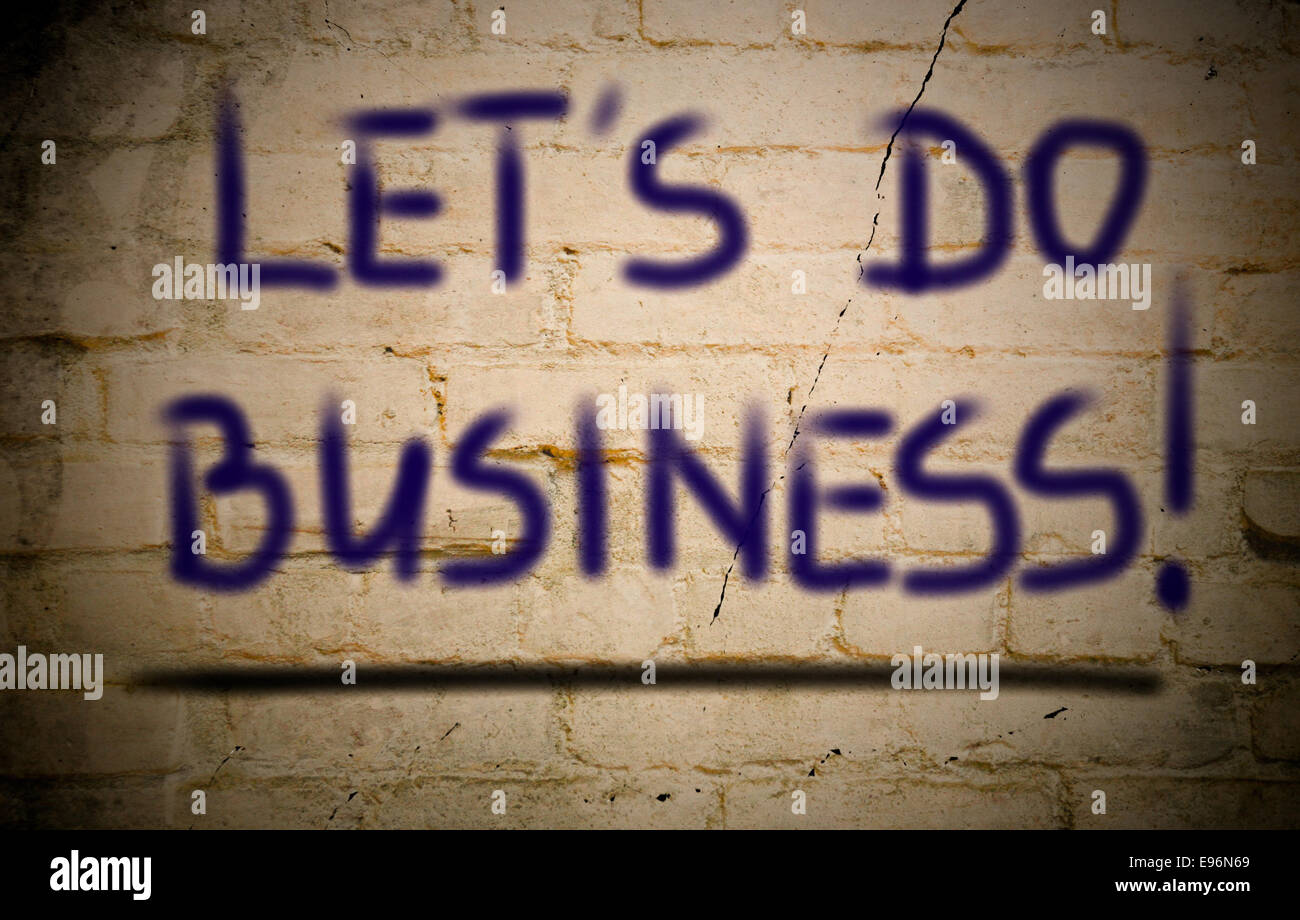 Konzept, handschriftlich mit Kreide - Farbbild Stockfoto