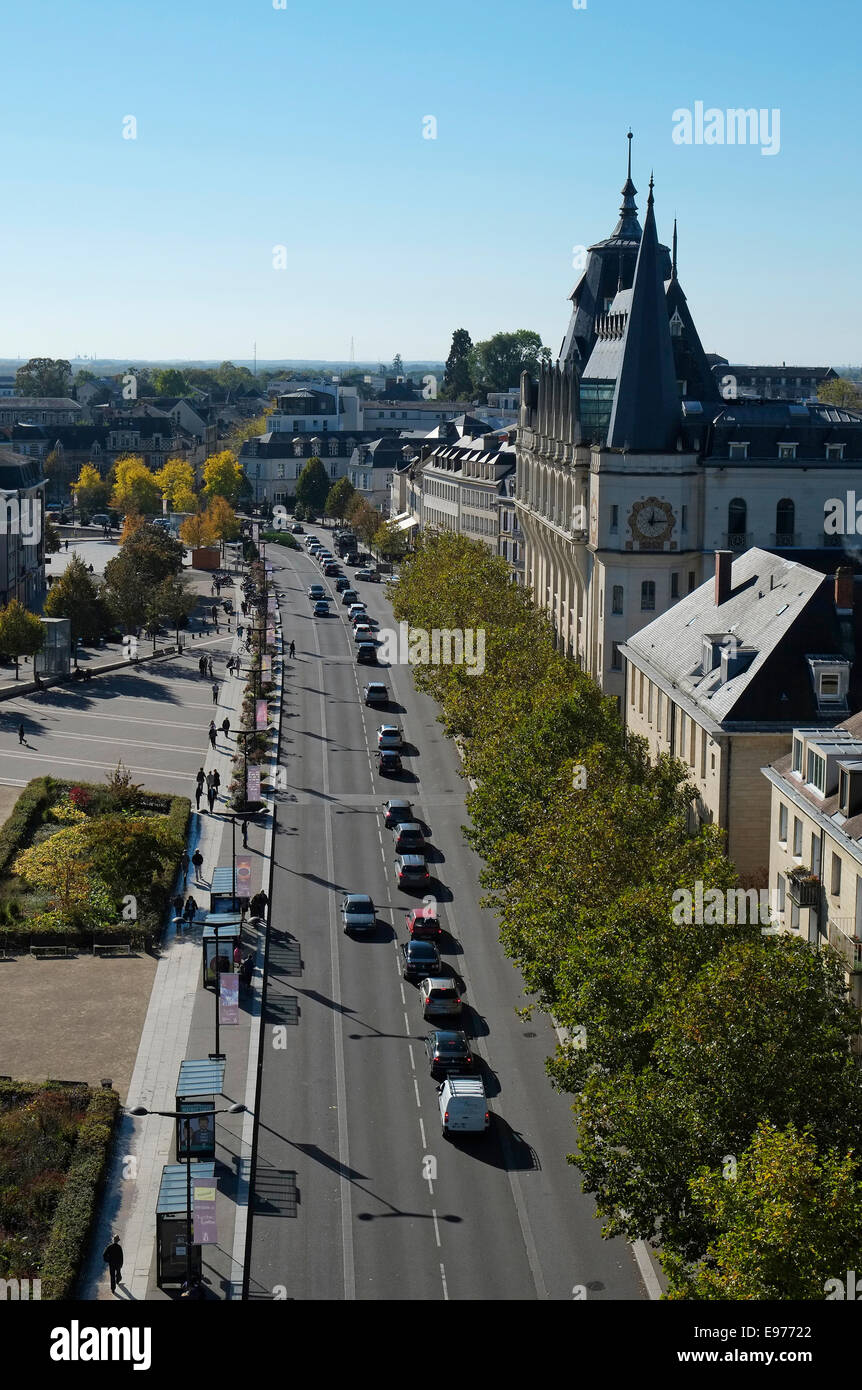 die Mediathek, l'apostrophe, Chartres, Frankreich Stockfoto