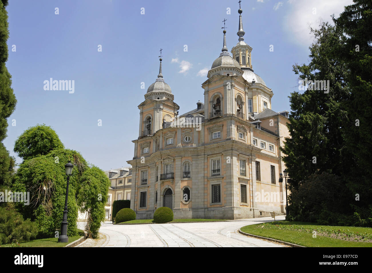 Garten, Palast, San Ildefonso, Spanien Stockfoto