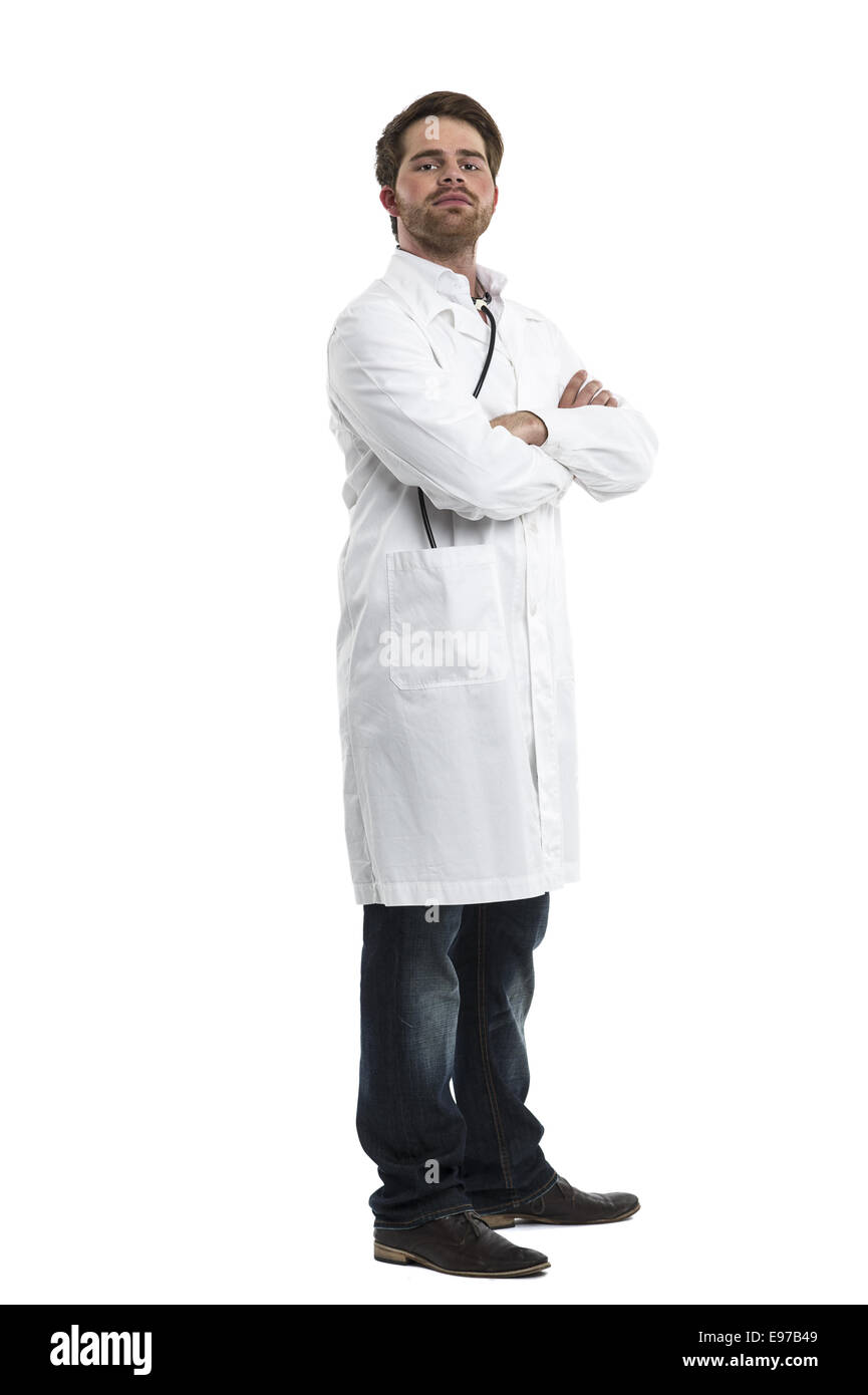 arroganter Arzt Stockfoto