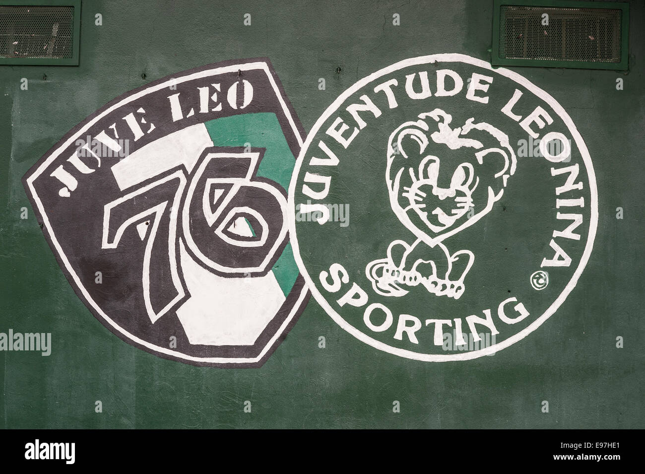 Juventude Leonina 76. Sporting Clube de Portugal. Stockfoto