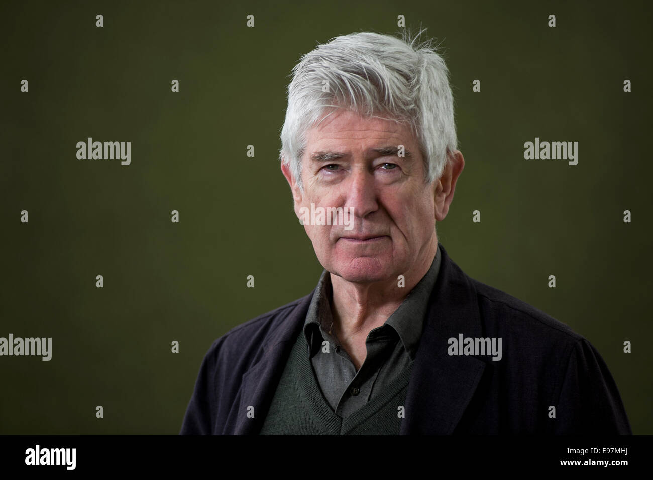 Künstler Alexander Moffat erscheint das Edinburgh International Book Festival. Stockfoto