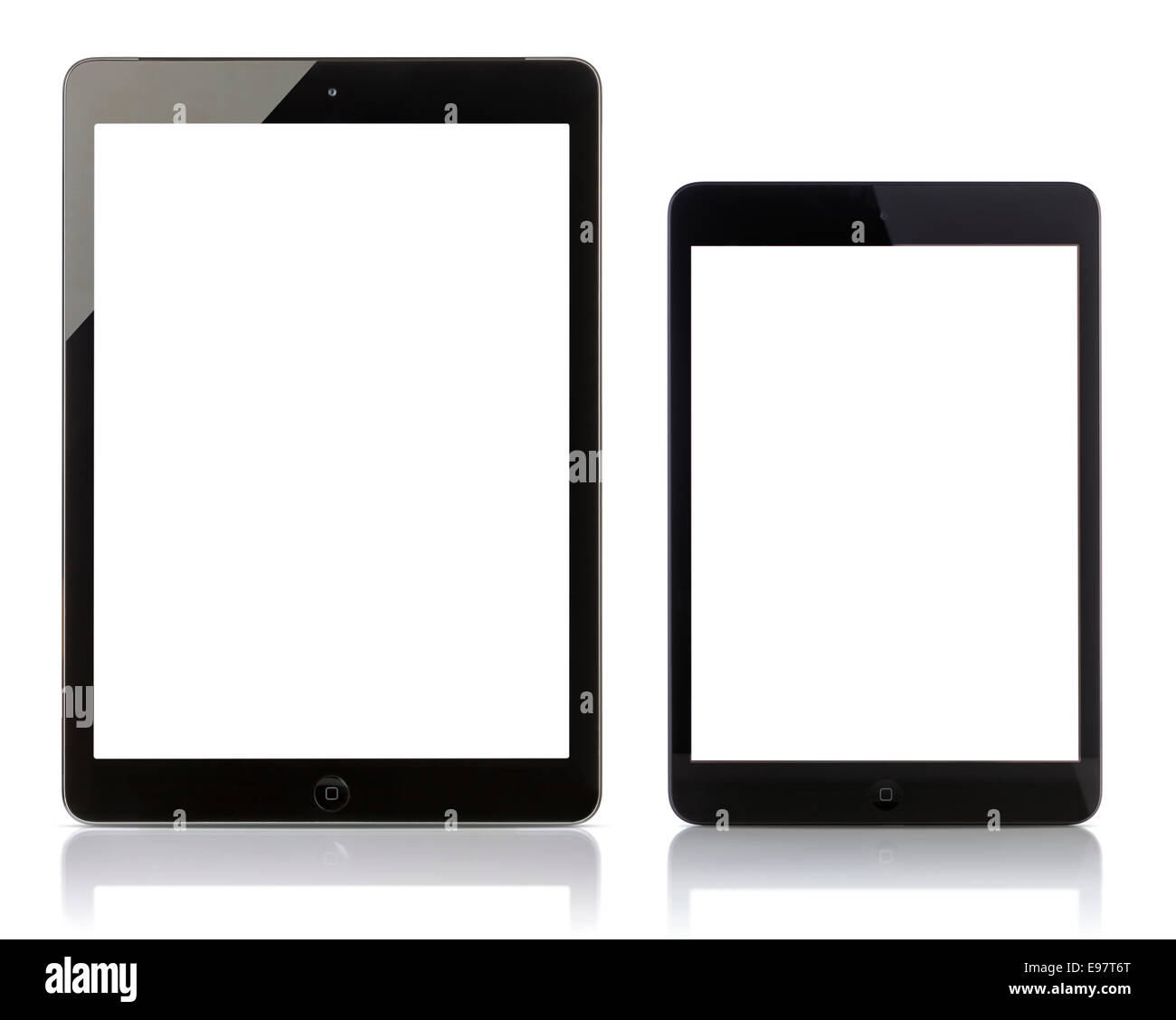 Apple iPad Air Wi‑Fi + Cellular mit leeren Bildschirm. iPad ist ein Tablet von Apple Inc produziert Stockfoto