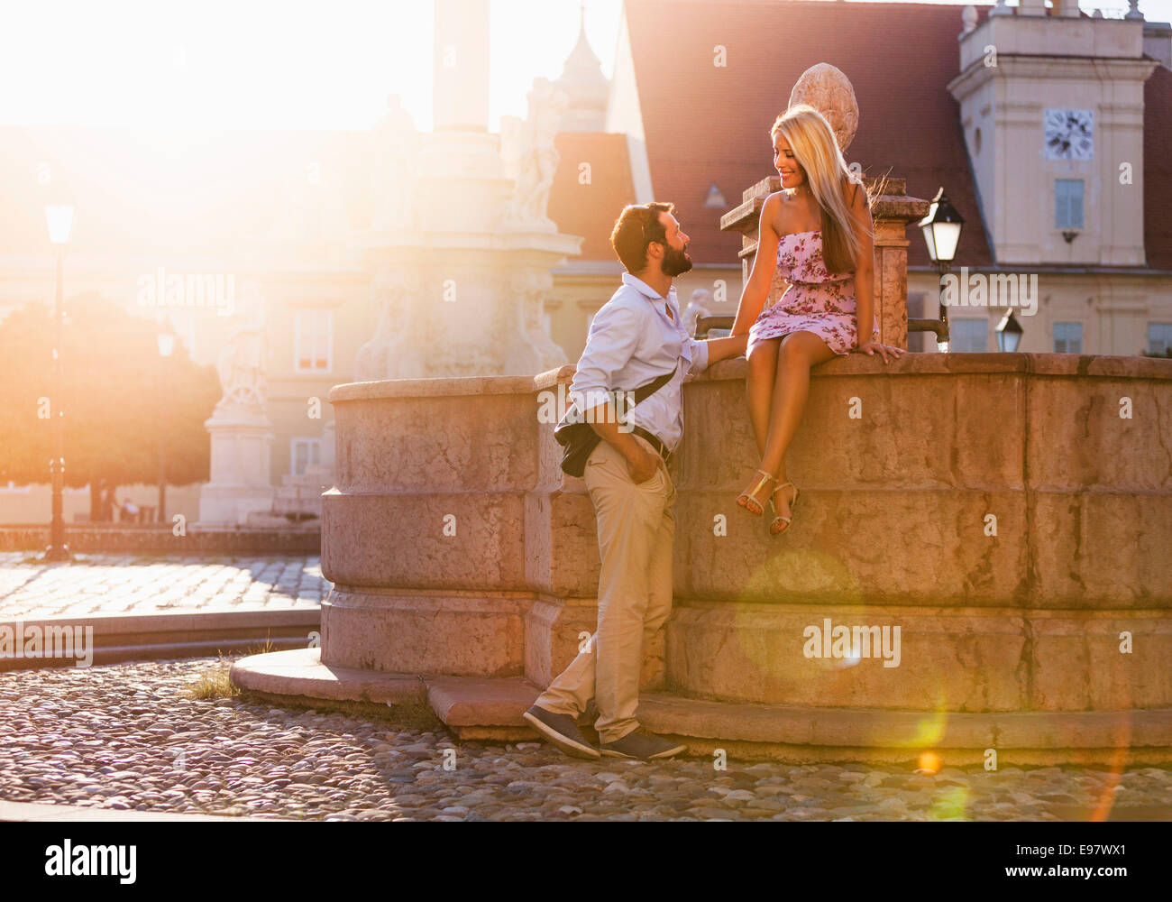 Flirten stadt