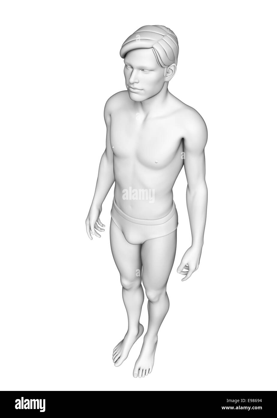 Illustration des menschlichen Körpers-Anatomie Stockfoto