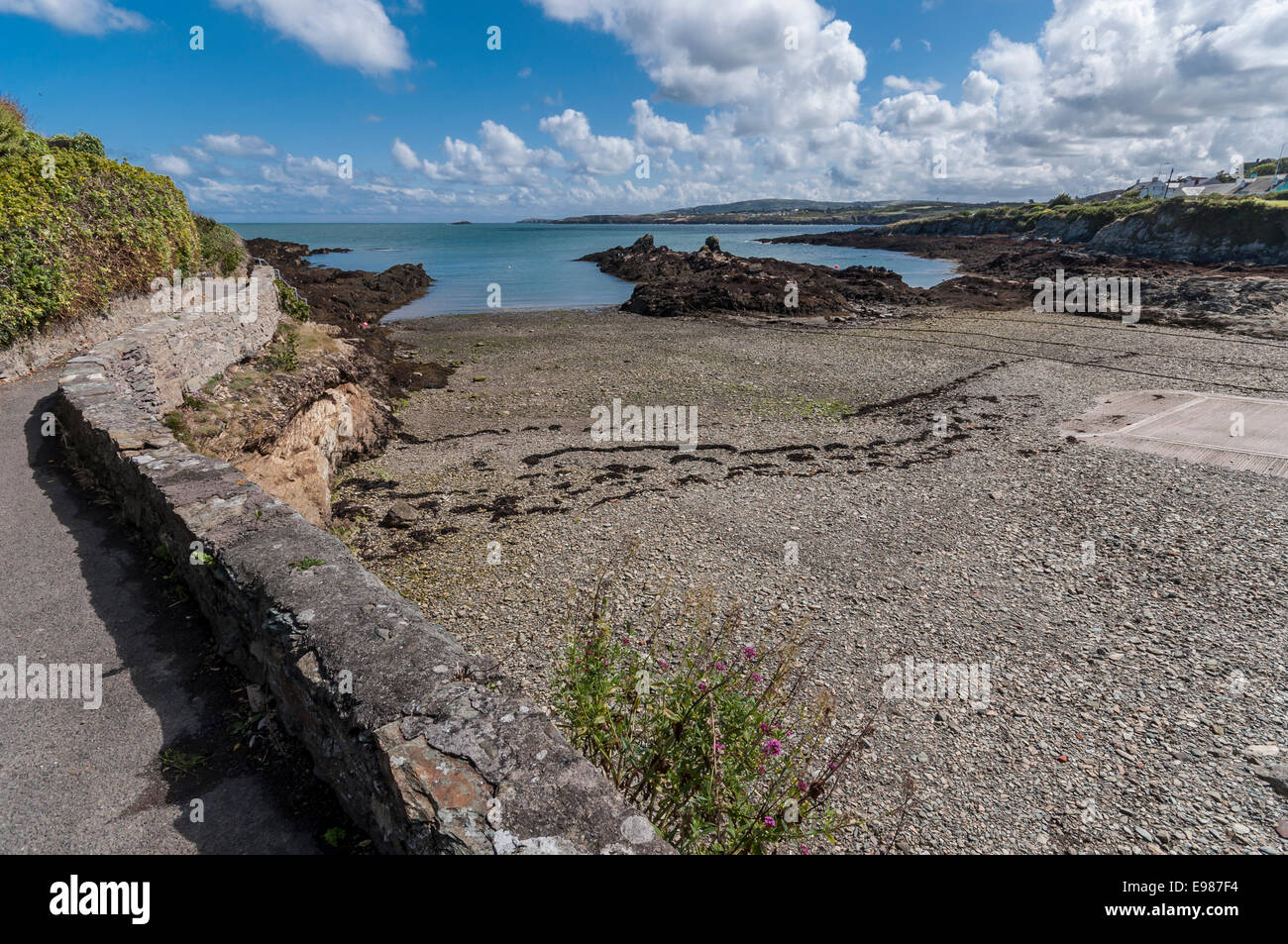 Bull Bay Porth Llechog auf Anglesey Nordwales Stockfoto