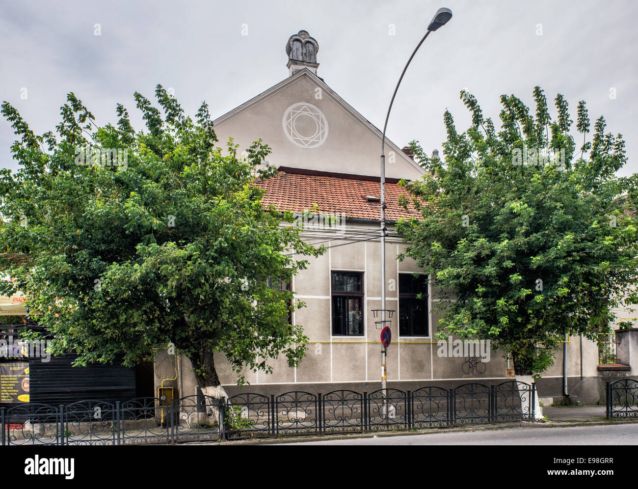 Ehemalige Synagoge in Deva, Hunedoara Grafschaft, Siebenbürgen, Rumänien Stockfoto