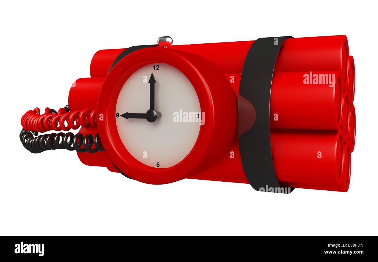 Zeitbombe Stockfoto