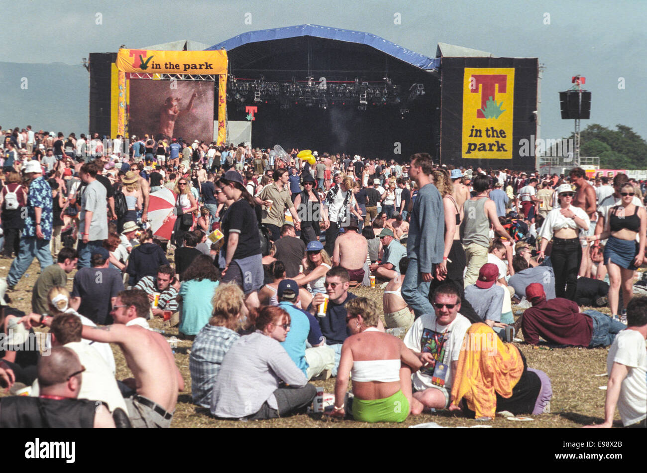 ' T in The Park "Musik Festival, Schottland, UK. Stockfoto
