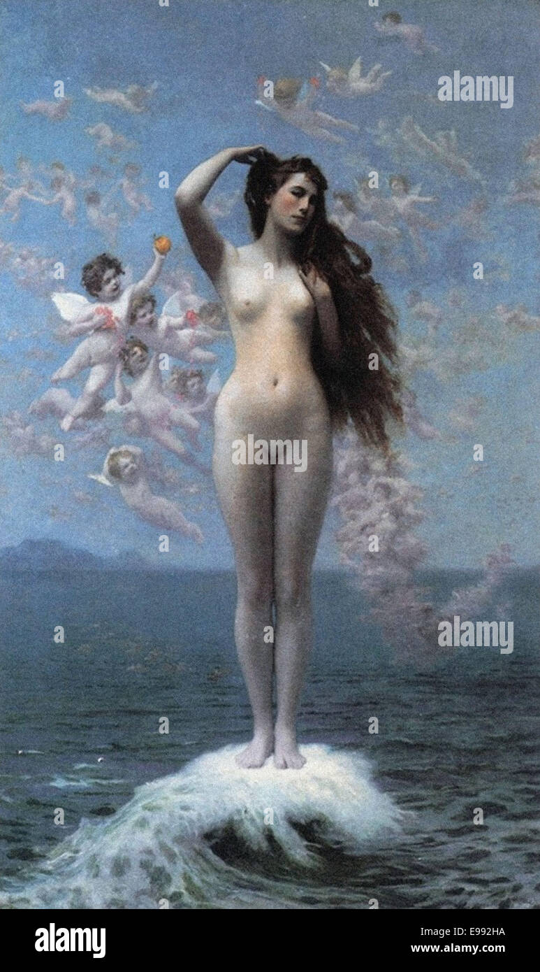 Jean-Léon Gérôme Venus Rising (der Stern) Stockfoto