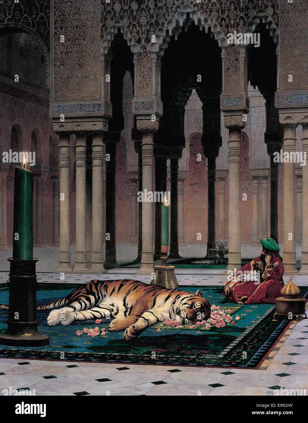 Jean-Léon Gérôme die Trauer des Paschas Stockfoto