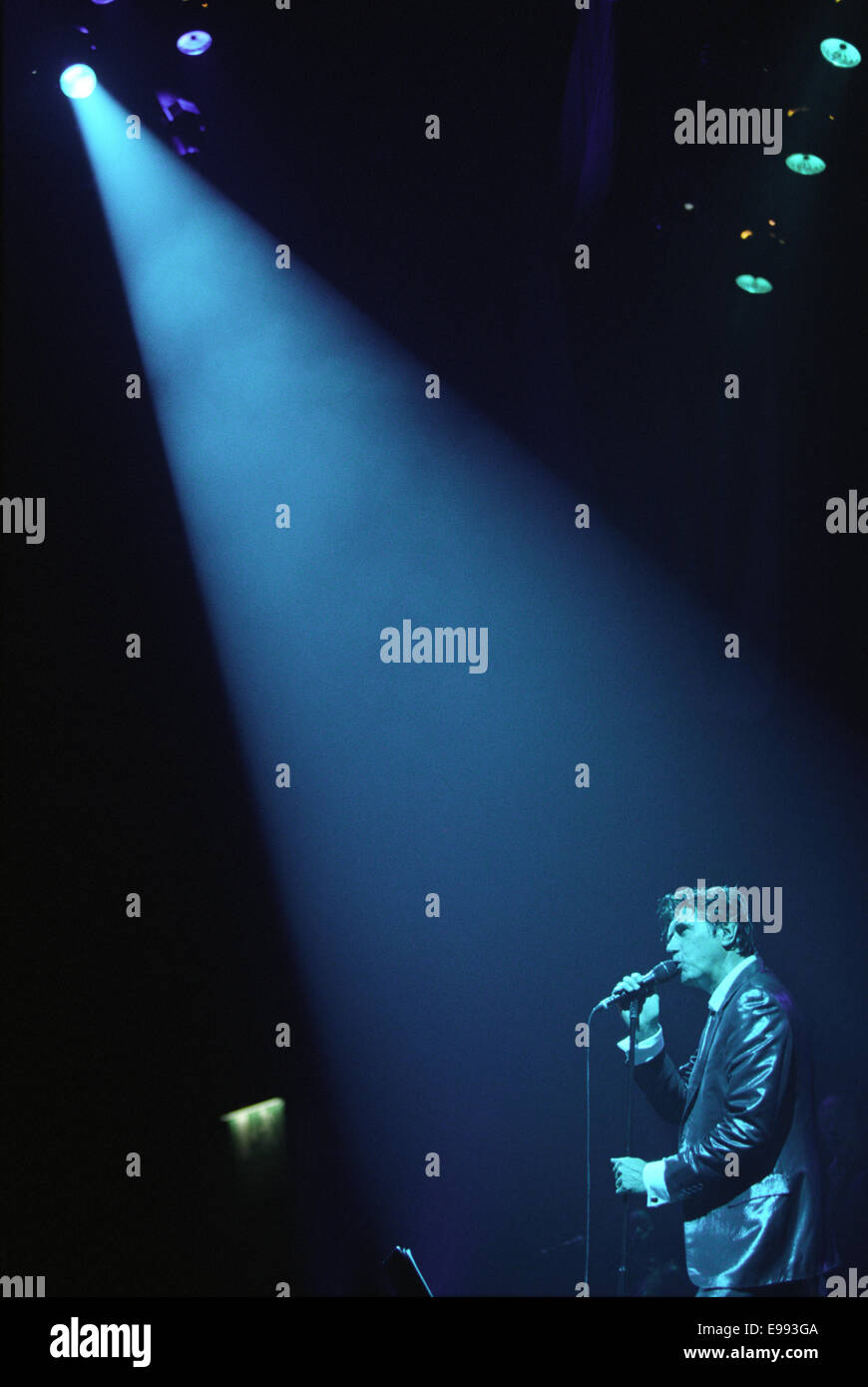 Bryan Ferry und Roxy Music Konzert in Glasgow, Schottland, im Jahr 2001. Stockfoto