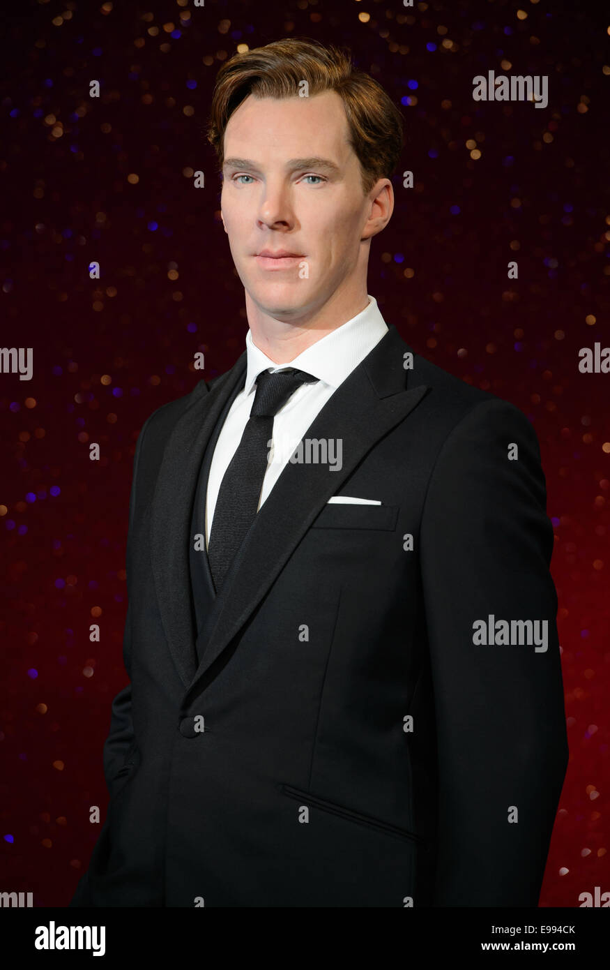 Die Wachsfigur von Benedict Cumberbatch ist Unveild bei Madame Tussauds London. Stockfoto