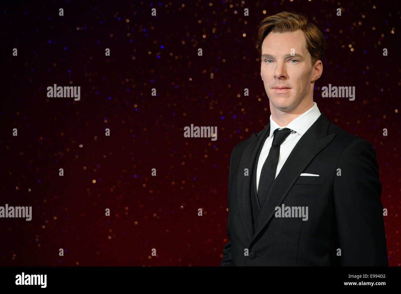Die Wachsfigur von Benedict Cumberbatch ist Unveild bei Madame Tussauds London. Stockfoto