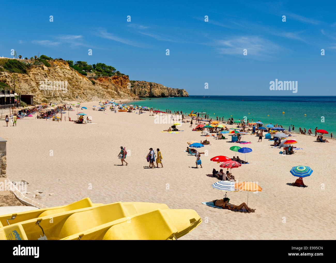 Portugal, Algarve, Lagos, Praia de Porto de Mos Stockfoto