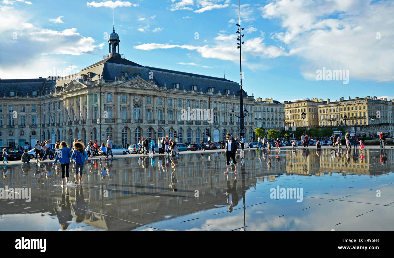 Stadtzentrum von Bordeaux, Frankreich Stockfoto