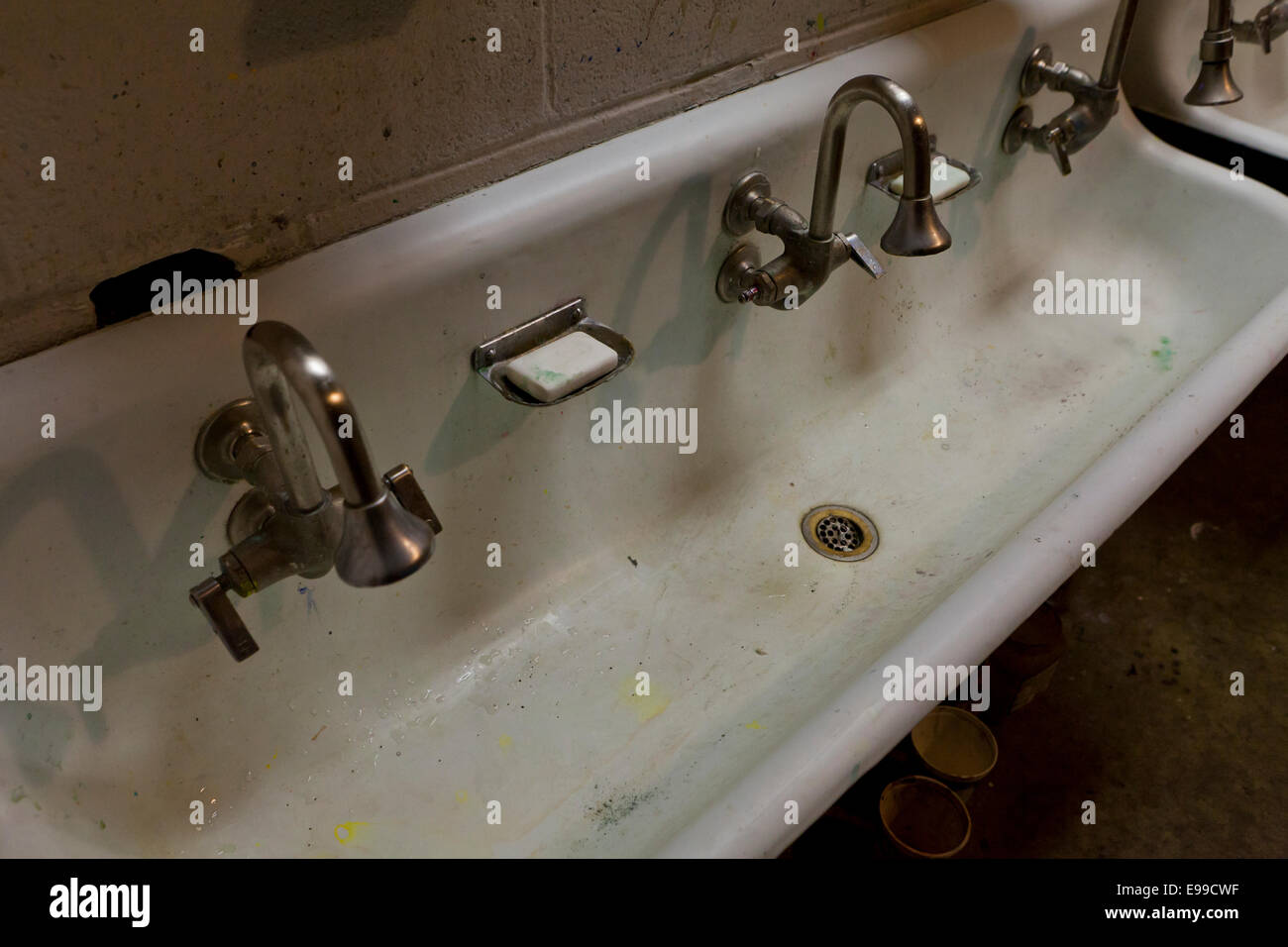 Vintage Long Sink - USA Stockfoto