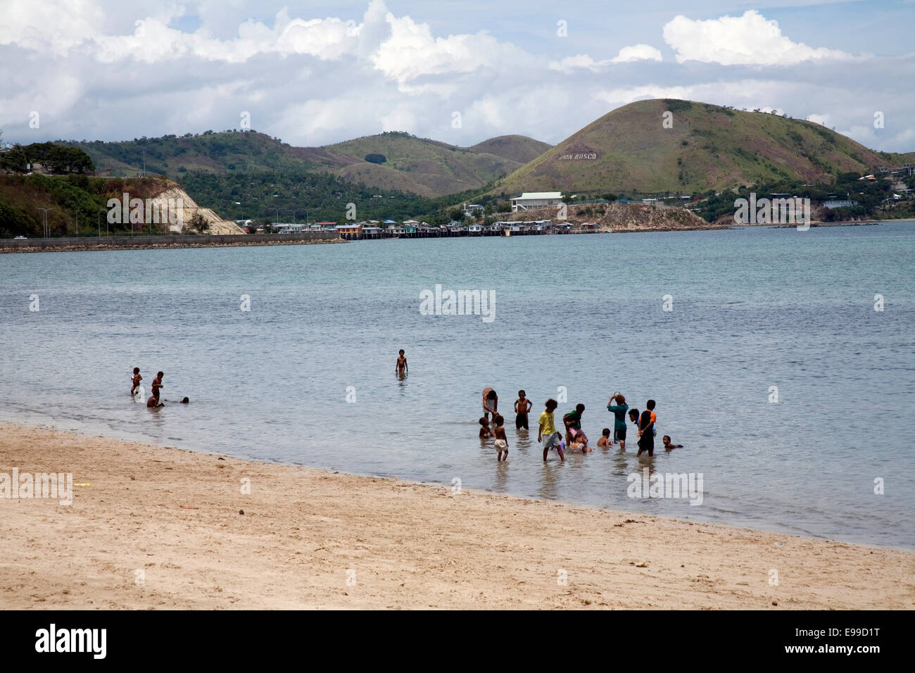 Ela Beach ist der schönste und sicherste Strand im Bereich Port Moresby, Papua-Neu-Guinea. Stockfoto