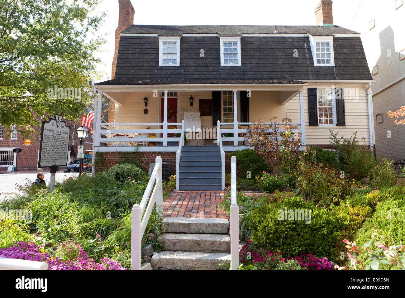 Old Town Alexandria Besucherzentrum - Virginia USA Stockfoto
