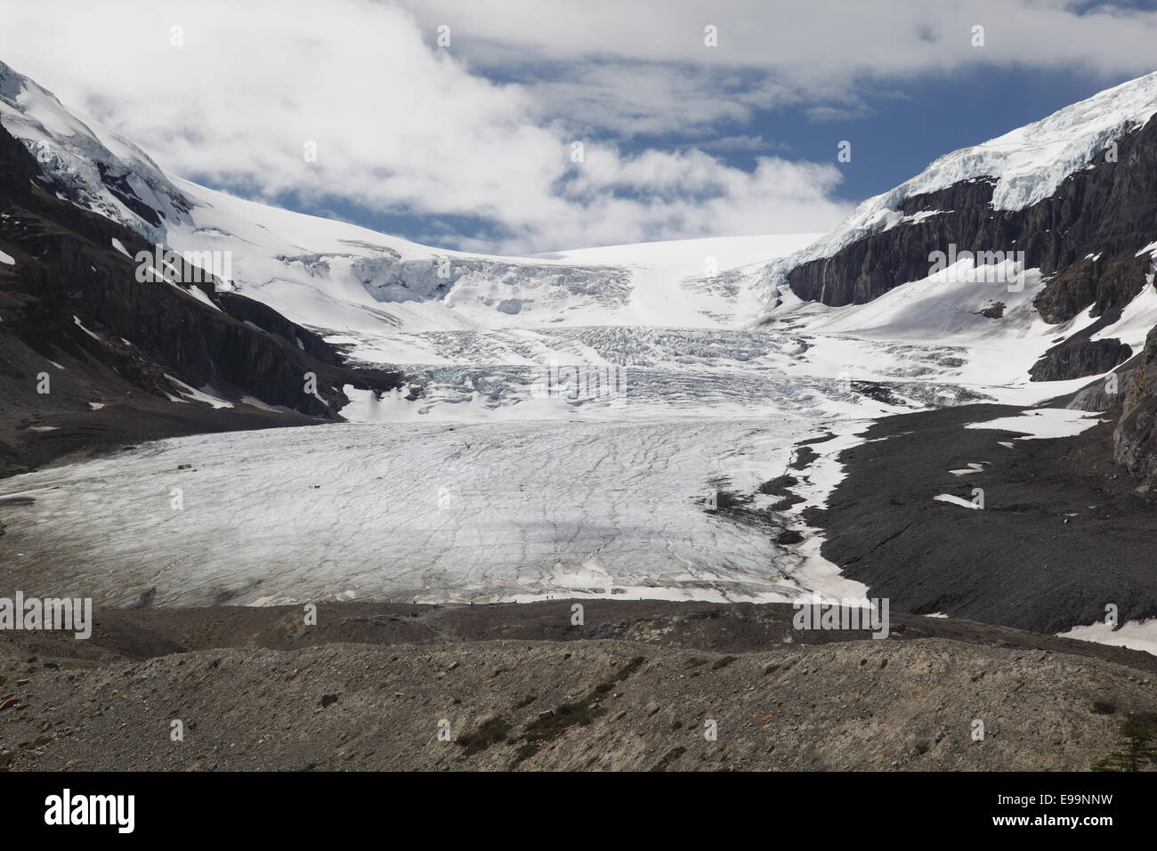 Columbia Icefield, Rocky Mountains Stockfoto
