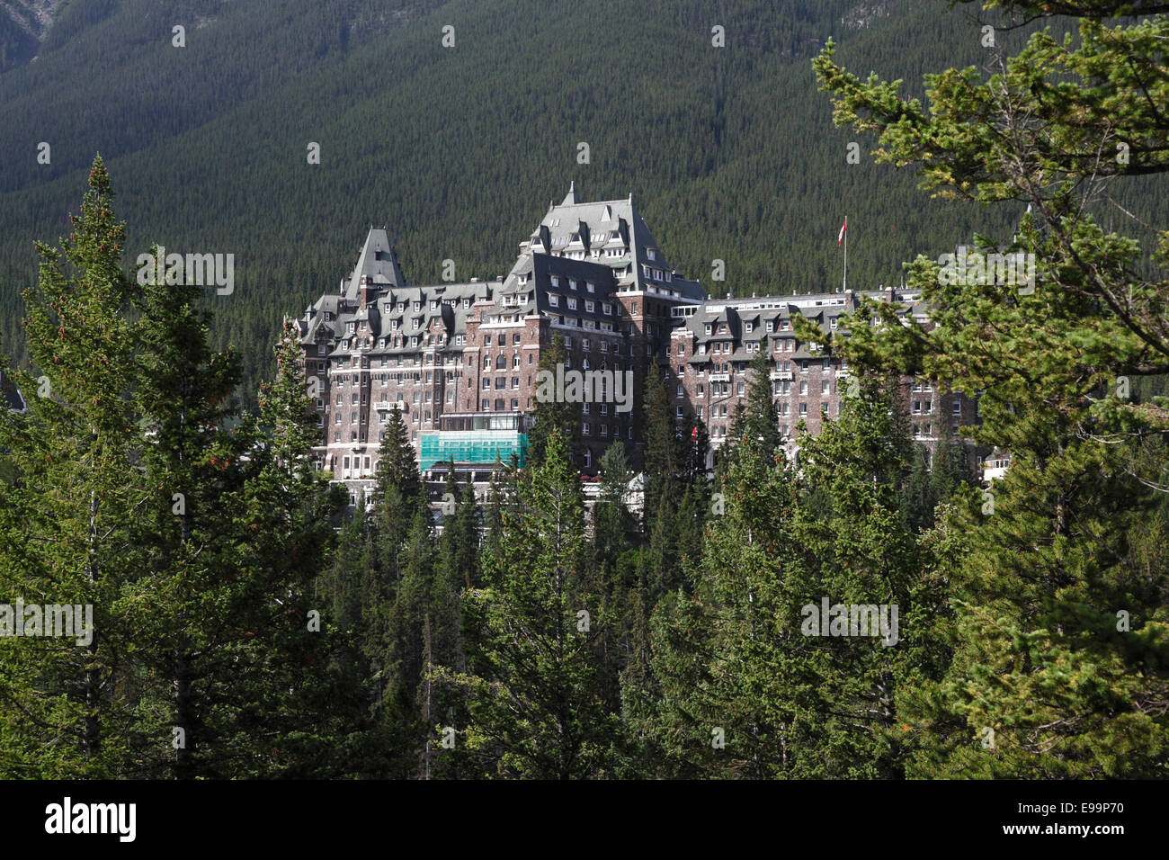 Fairmont Banff Springs Hotel Stockfoto