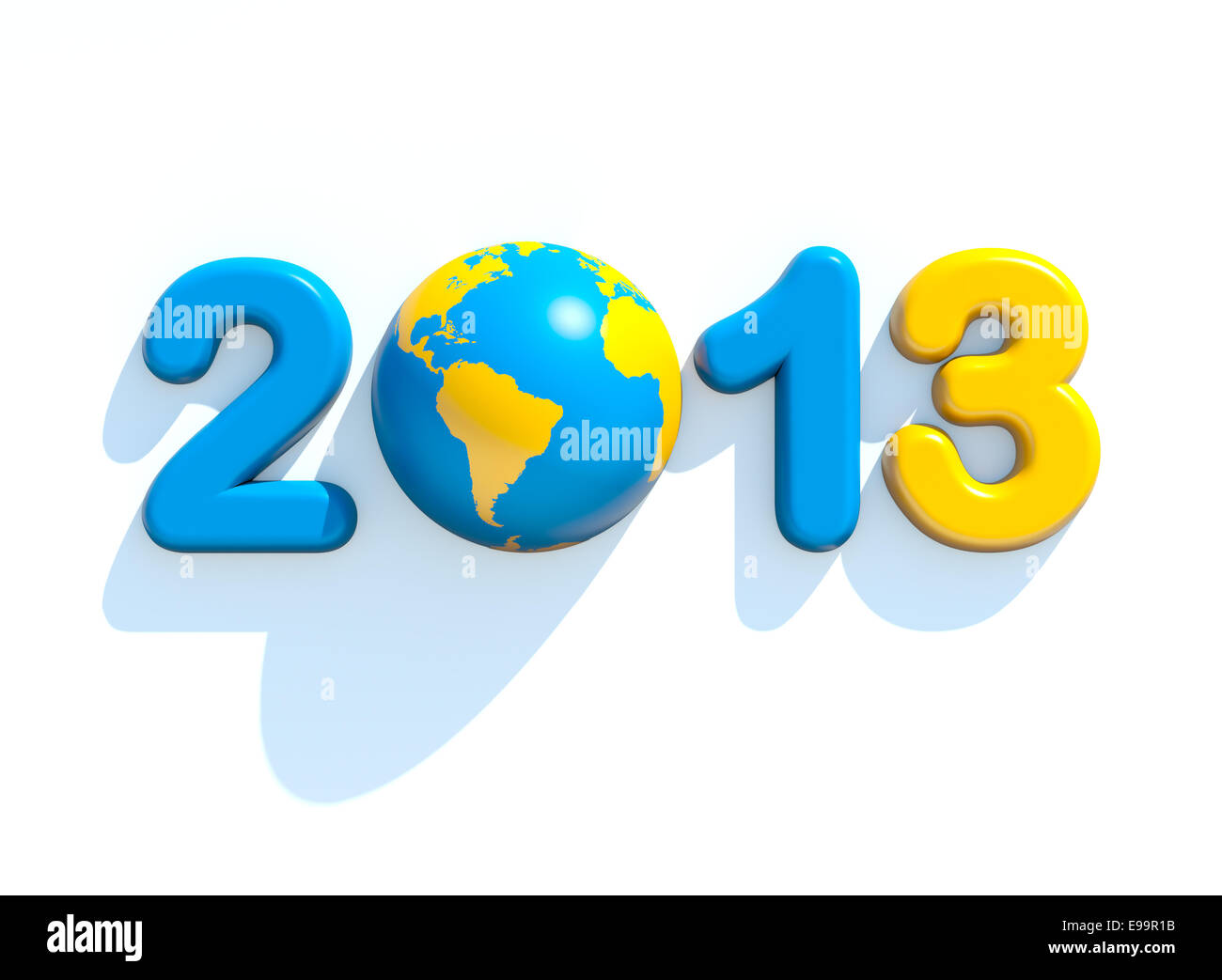 Neujahr 2013 Stockfoto